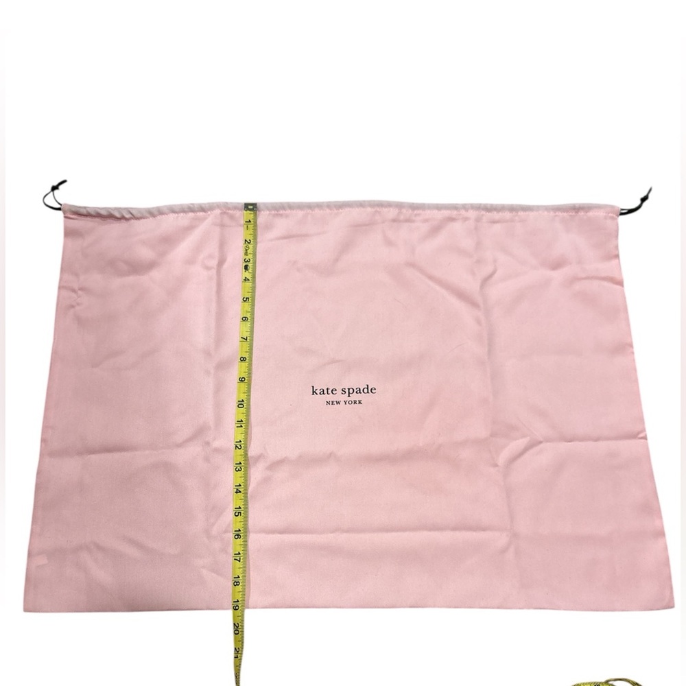 Kate Spade New Logo Pink XL Large Drawstring Dust Bag - Picture 2 of 2